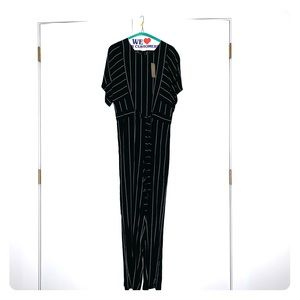 NWT J Crew Pinstriped Jumpsuit